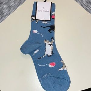 Vera Bradley cat socks new